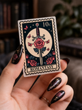 Romantasy Dagger Stamp Vinyl Bookish Sticker